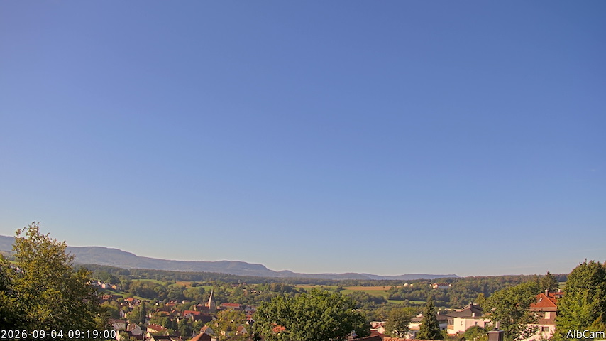 Live camera feed from 🇩🇪 AlbCam Goeppingen in View from Goeppingen to SW
