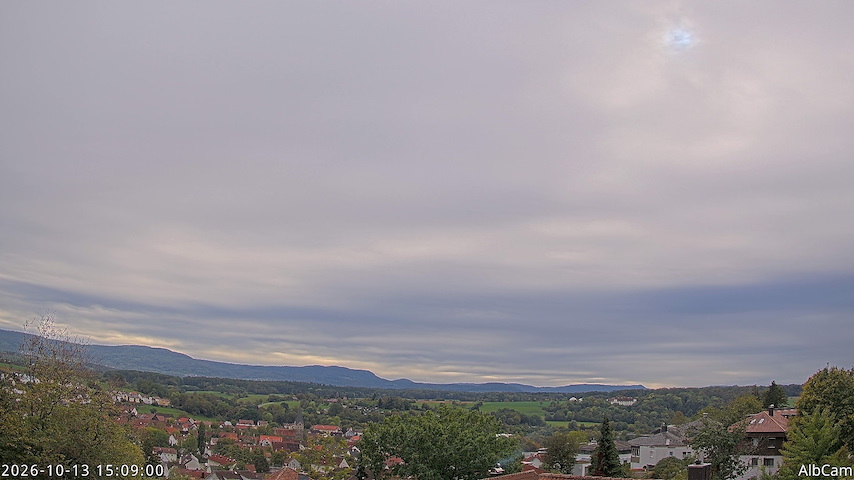 Live camera feed from 🇩🇪 AlbCam Goeppingen in View from Goeppingen to SW