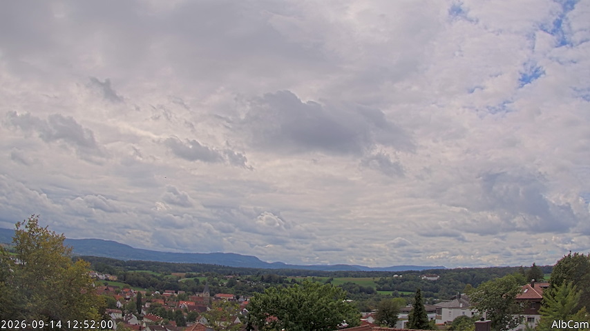 Direkte kamerakanal fra 🇩🇪 AlbCam Goeppingen i View from Goeppingen to SW