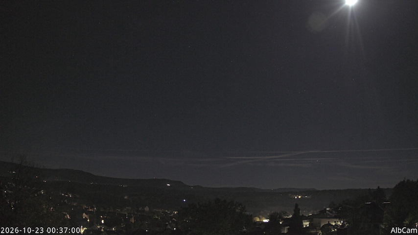 Live camera feed from 🇩🇪 AlbCam Goeppingen in View from Goeppingen to SW