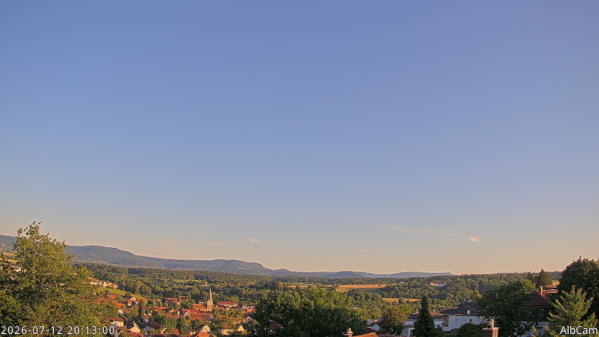Live camera feed from AlbCam - Göppingen, Germany in View from Göppingen to SSW