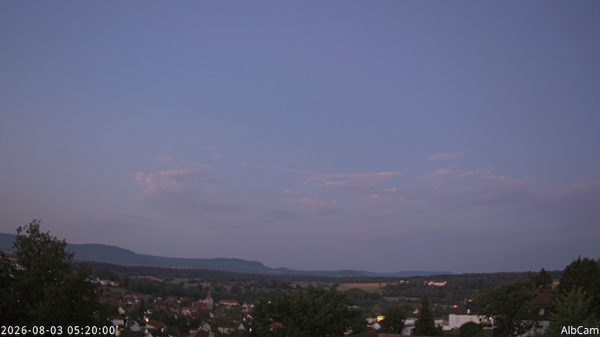 Live camera feed from AlbCam - Göppingen, Germany in View from Göppingen to SSW
