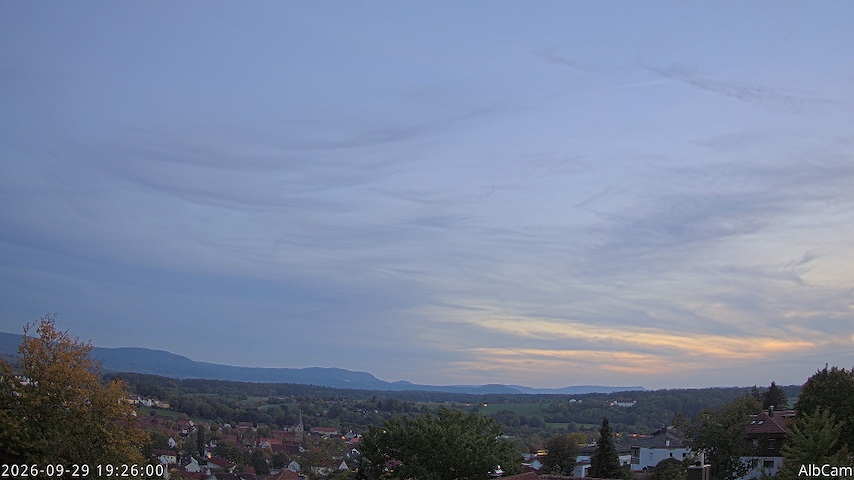 Live camera feed from 🇩🇪 AlbCam Goeppingen in View from Goeppingen to SW