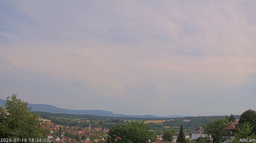 Live camera feed from AlbCam - Göppingen, Germany in View from Göppingen to SSW