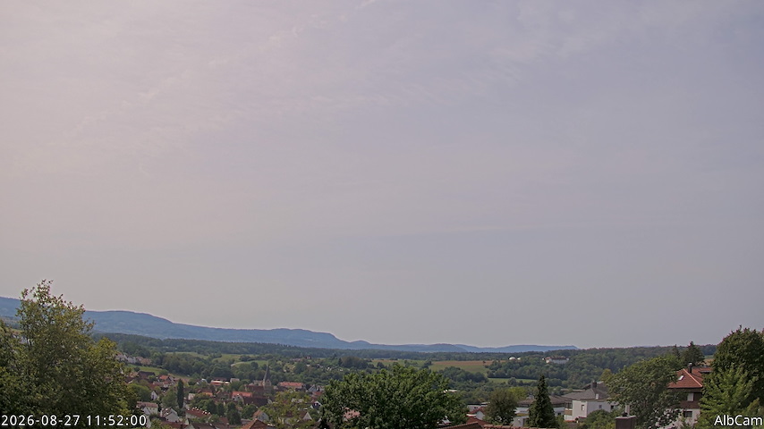 Live camera feed from 🇩🇪 AlbCam Goeppingen in View from Goeppingen to SW