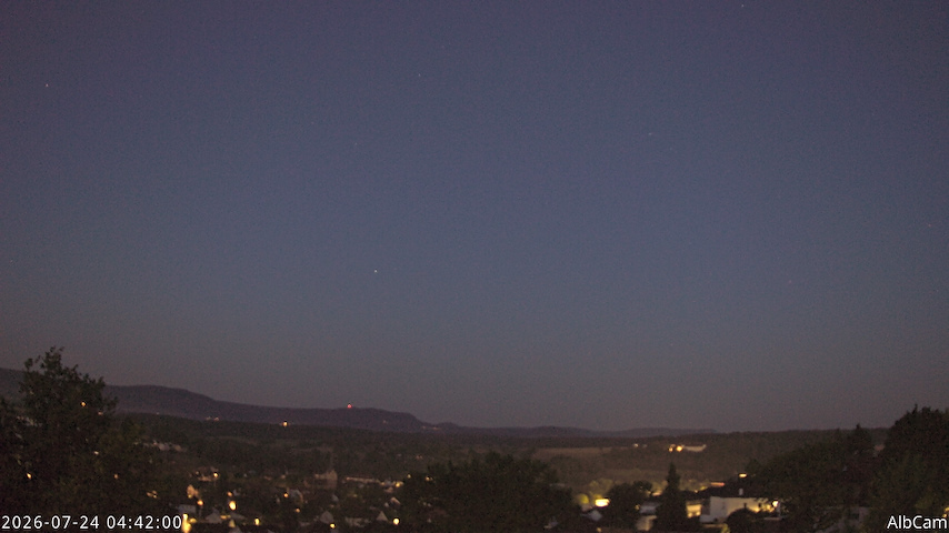 Live camera feed from AlbCam - Göppingen, Germany in View from Göppingen to SSW