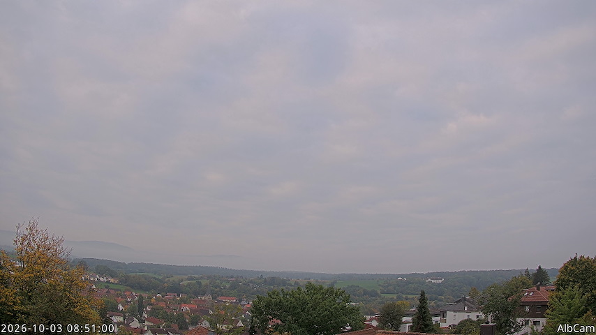 Live camera feed from 🇩🇪 AlbCam Goeppingen in View from Goeppingen to SW