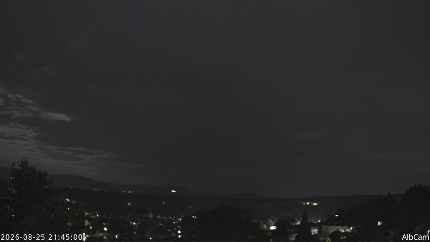 Live camera feed from 🇩🇪 AlbCam Goeppingen in View from Goeppingen to SW