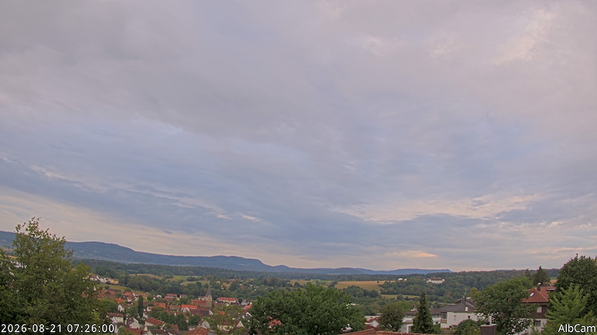 Live camera feed from 🇩🇪 AlbCam Goeppingen in View from Goeppingen to SW