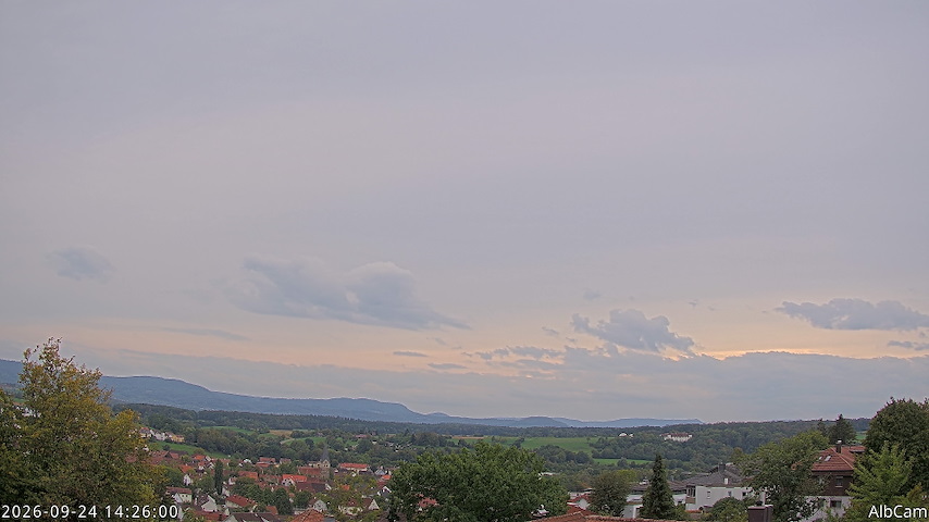 Live camera feed from 🇩🇪 AlbCam Goeppingen in View from Goeppingen to SW