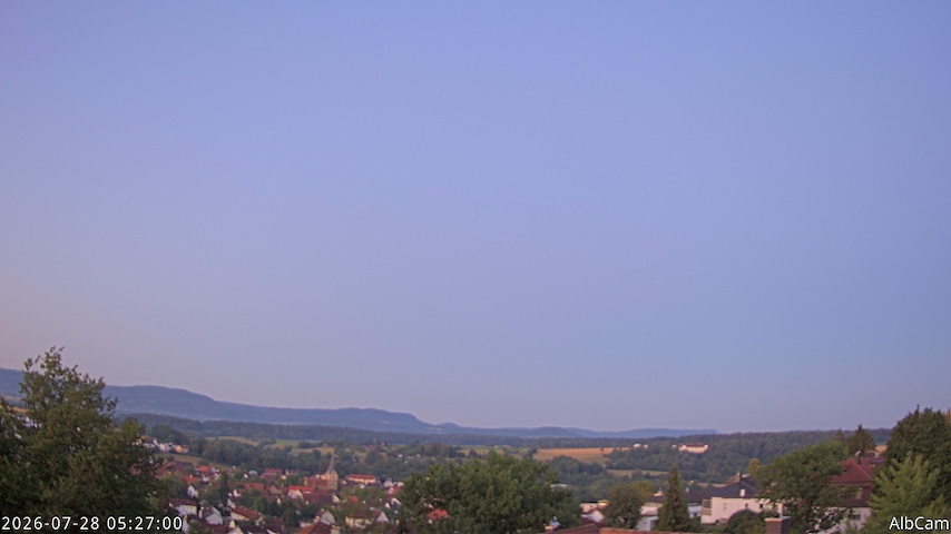 Direkte kamerakanal fra AlbCam - Göppingen, Germany i View from Göppingen to SSW