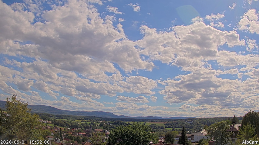 Živý kamerový kanál z 🇩🇪 AlbCam Goeppingen v View from Goeppingen to SW