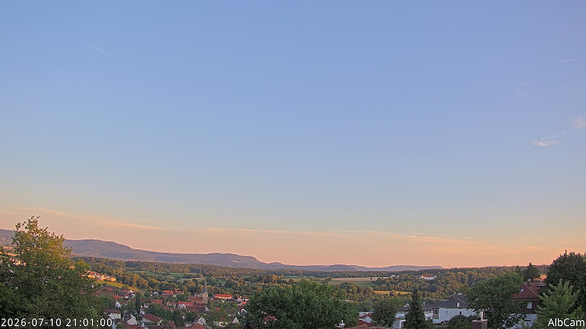 Live camera feed from AlbCam - Göppingen, Germany in View from Göppingen to SSW