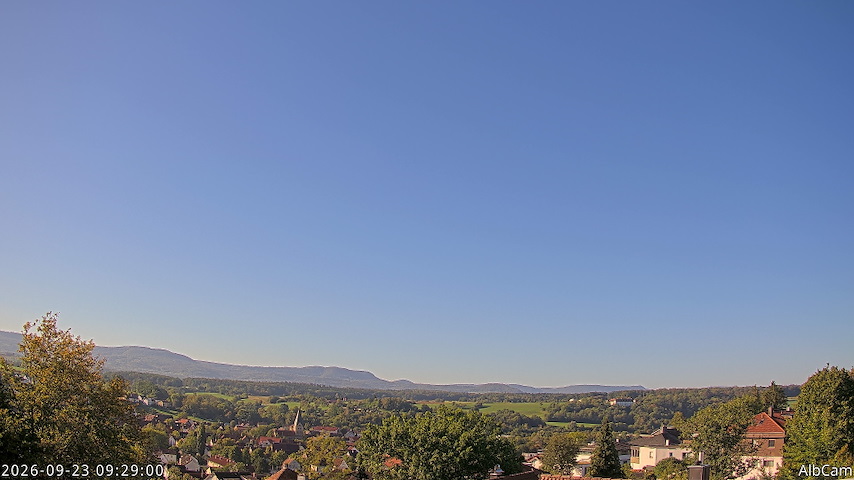 Live camera feed from 🇩🇪 AlbCam Goeppingen in View from Goeppingen to SW