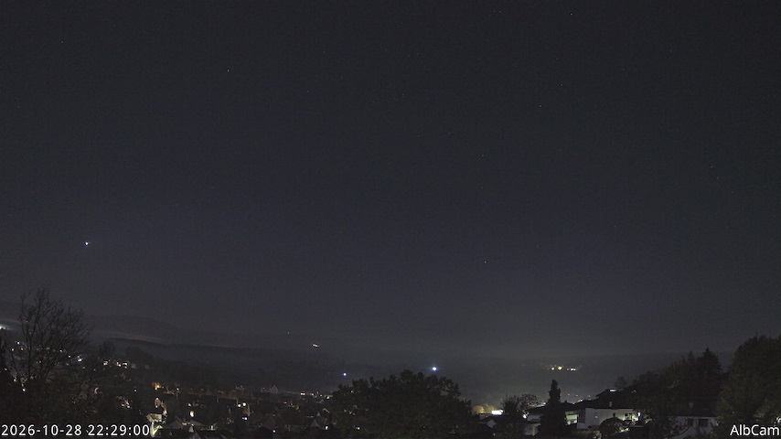 Live camera feed from 🇩🇪 AlbCam Goeppingen in View from Goeppingen to SW