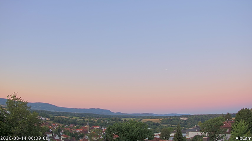 Live camera feed from AlbCam - Göppingen, Germany in View from Göppingen to SSW