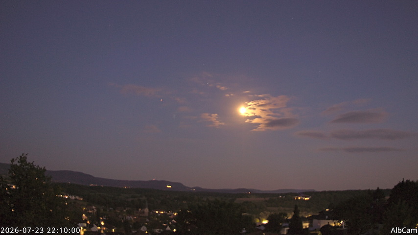 Live camera feed from AlbCam - Göppingen, Germany in View from Göppingen to SSW