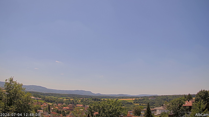 Live camera feed from AlbCam - Göppingen, Germany in View from Göppingen to SSW