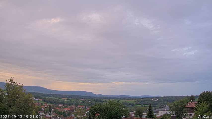 Live camera feed from 🇩🇪 AlbCam Goeppingen in View from Goeppingen to SW