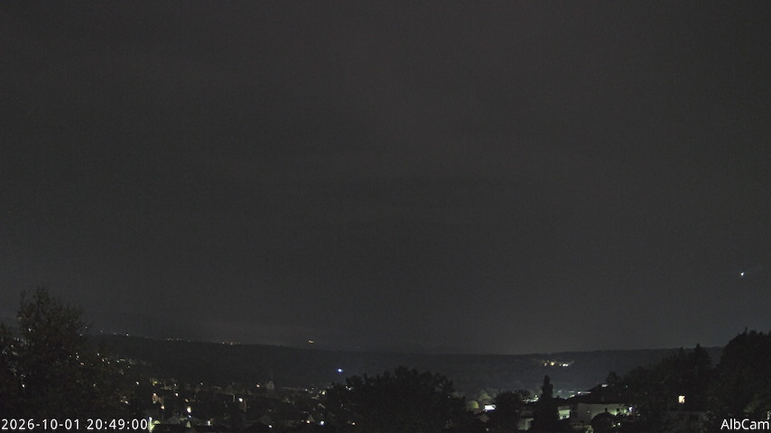 Live camera feed from 🇩🇪 AlbCam Goeppingen in View from Goeppingen to SW