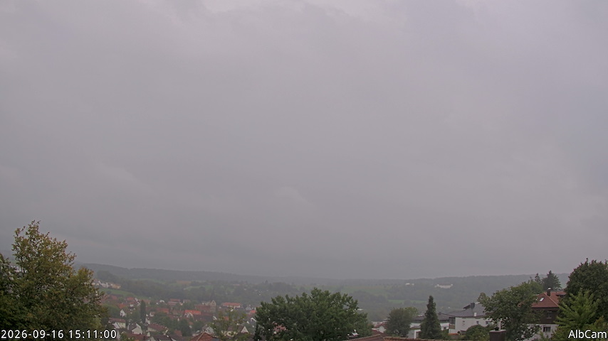 Live camera feed from 🇩🇪 AlbCam Goeppingen in View from Goeppingen to SW