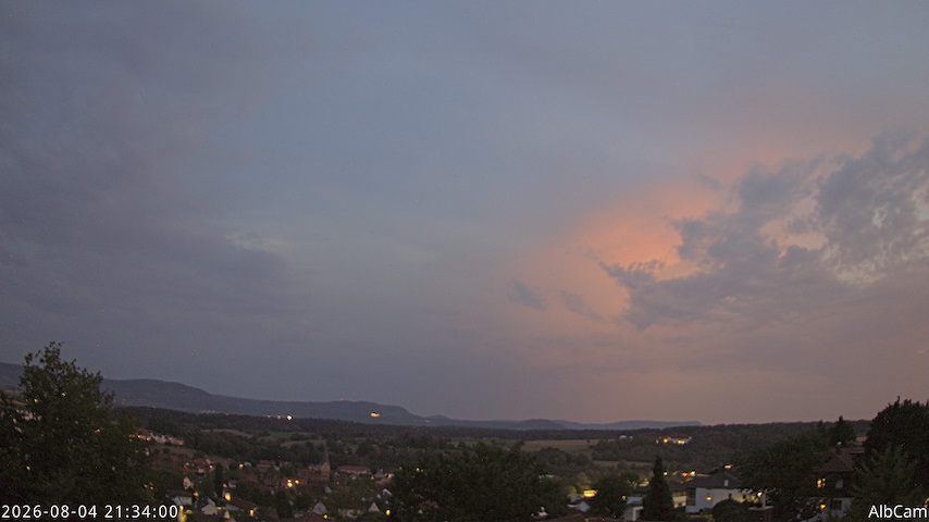 Live camera feed from AlbCam - Göppingen, Germany in View from Göppingen to SSW