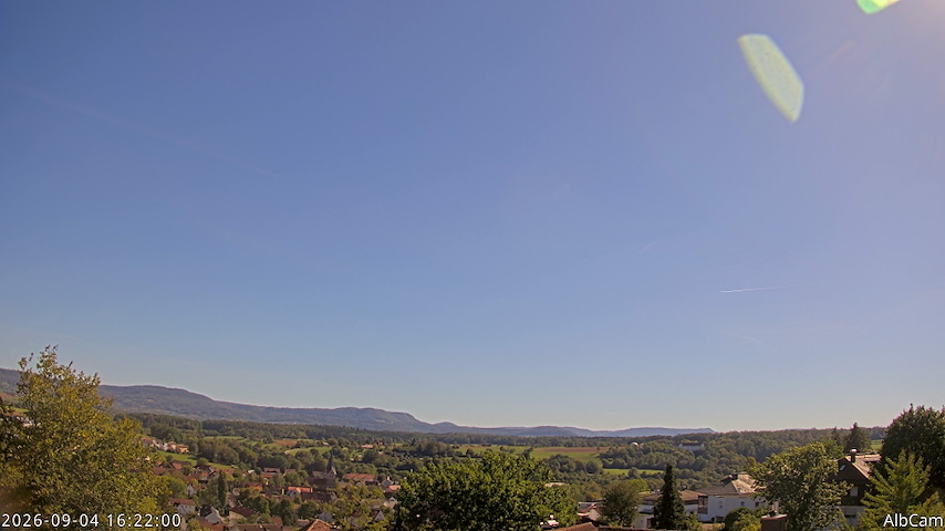Live camera feed from 🇩🇪 AlbCam Goeppingen in View from Goeppingen to SW