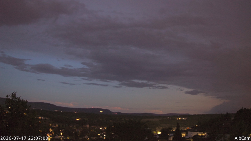 Live camera feed from AlbCam - Göppingen, Germany in View from Göppingen to SSW