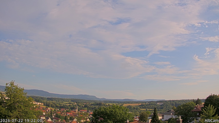 Live camera feed from AlbCam - Göppingen, Germany in View from Göppingen to SSW