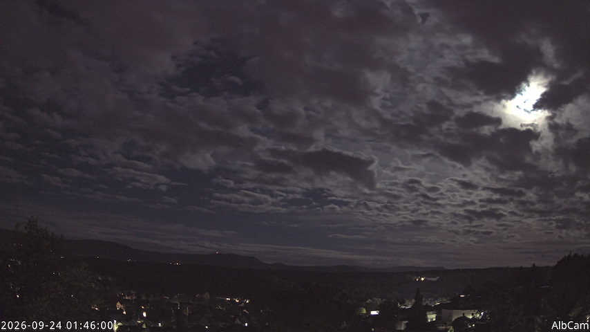 Live camera feed from 🇩🇪 AlbCam Goeppingen in View from Goeppingen to SW
