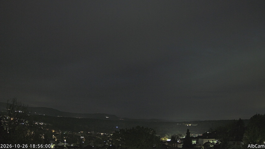 Live camera feed from 🇩🇪 AlbCam Goeppingen in View from Goeppingen to SW