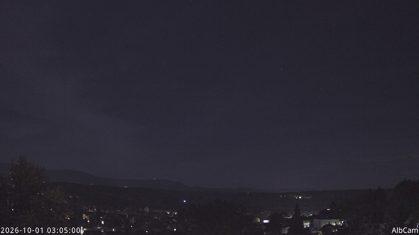 Live camera feed from 🇩🇪 AlbCam Goeppingen in View from Goeppingen to SW