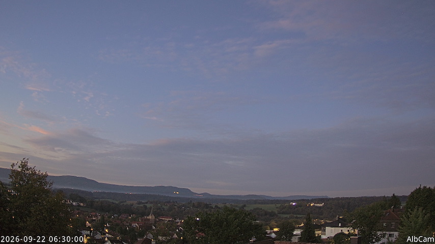 Live camera feed from 🇩🇪 AlbCam Goeppingen in View from Goeppingen to SW