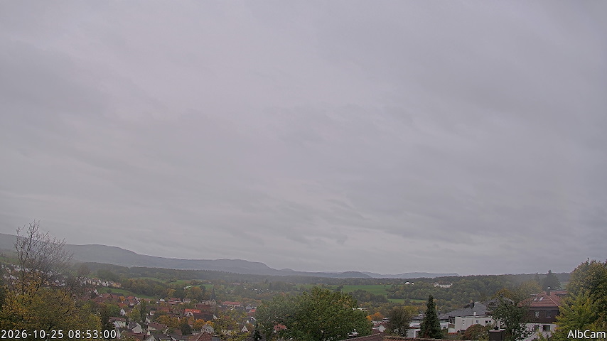 Live camera feed from 🇩🇪 AlbCam Goeppingen in View from Goeppingen to SW