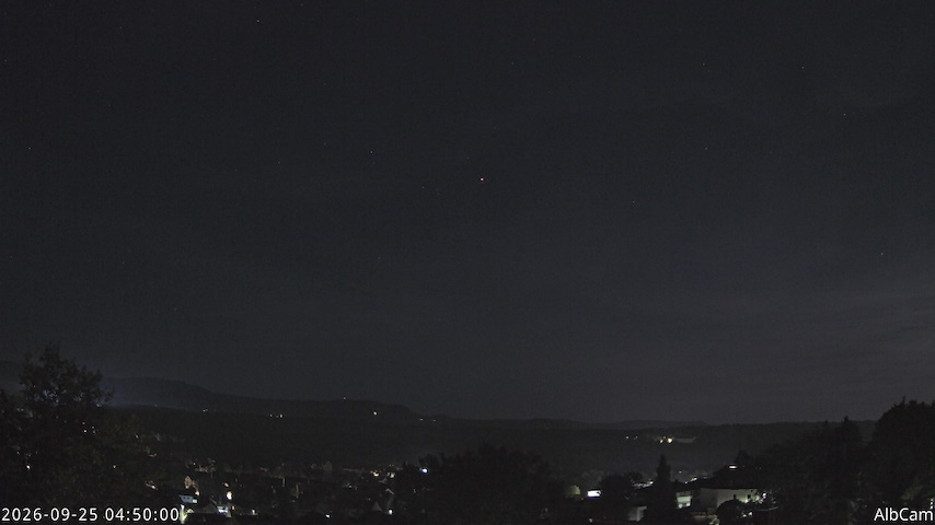 Live camera feed from 🇩🇪 AlbCam Goeppingen in View from Goeppingen to SW