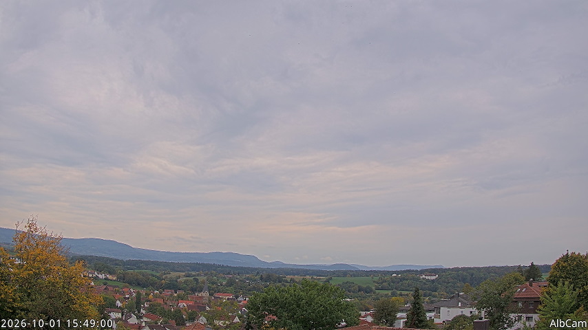 Live camera feed from 🇩🇪 AlbCam Goeppingen in View from Goeppingen to SW