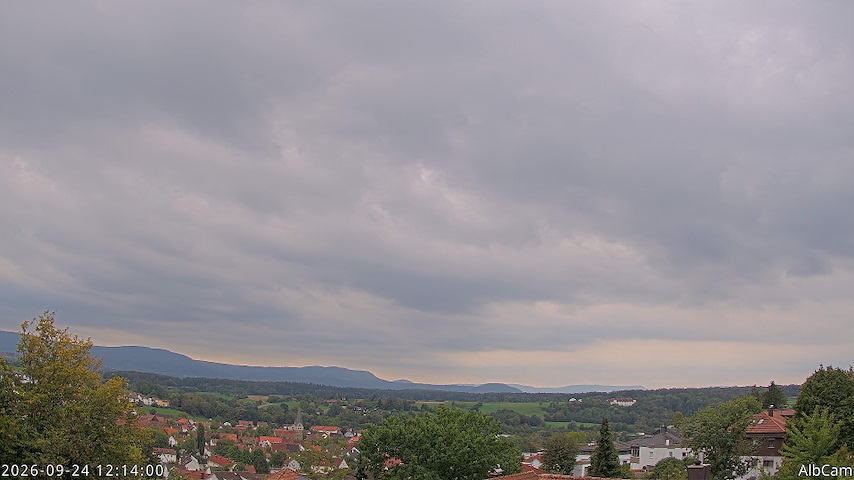 Live camera feed from 🇩🇪 AlbCam Goeppingen in View from Goeppingen to SW