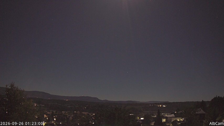 Live camera feed from 🇩🇪 AlbCam Goeppingen in View from Goeppingen to SW
