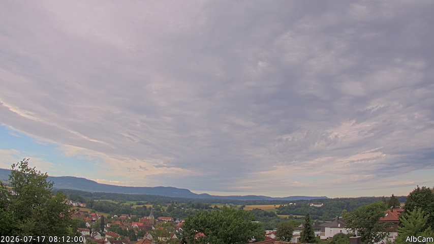 Live camera feed from AlbCam - Göppingen, Germany in View from Göppingen to SSW