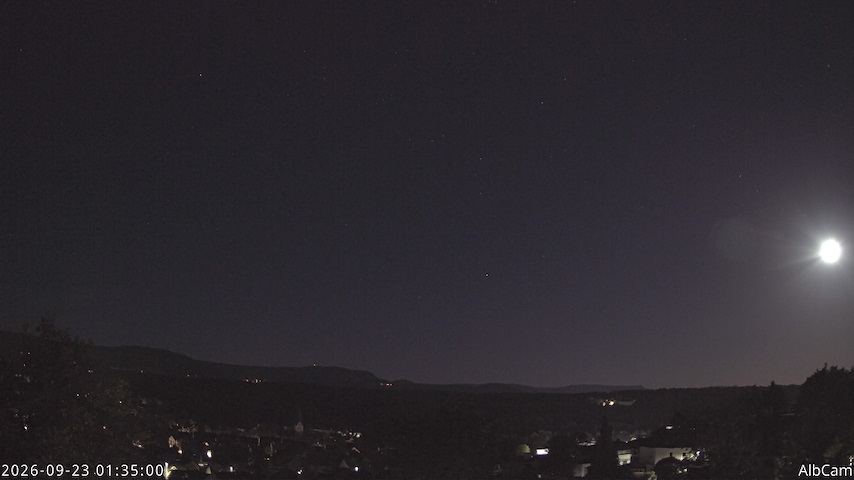 Live camera feed from 🇩🇪 AlbCam Goeppingen in View from Goeppingen to SW