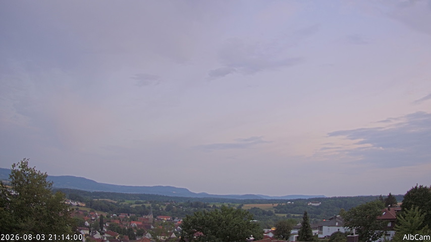 Ζωντανό κανάλι κάμερας από AlbCam - Göppingen, Germany στο View from Göppingen to SSW