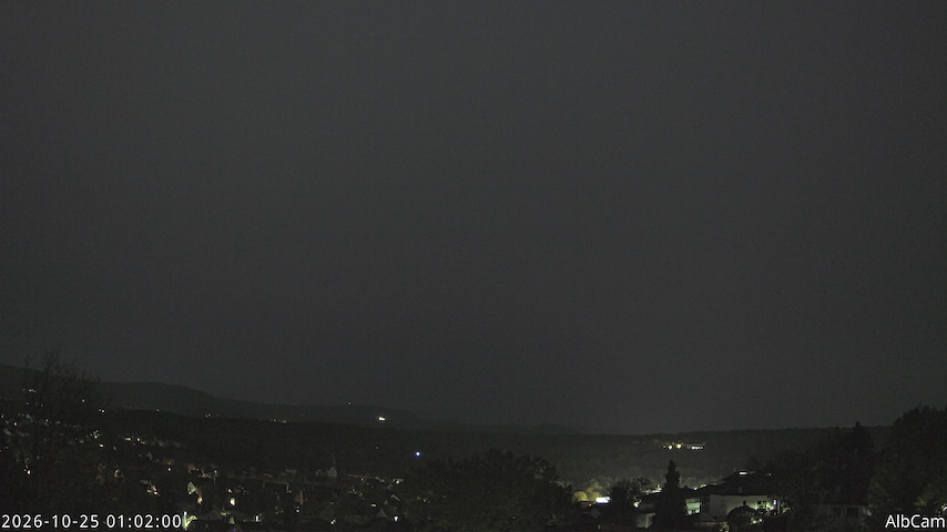 Live camera feed from 🇩🇪 AlbCam Goeppingen in View from Goeppingen to SW