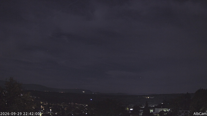 Live camera feed from 🇩🇪 AlbCam Goeppingen in View from Goeppingen to SW