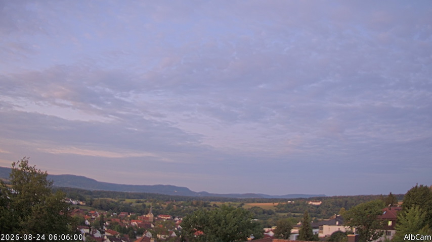 Live-Kamerakanal von AlbCam - Göppingen, Germany in View from Göppingen to SSW