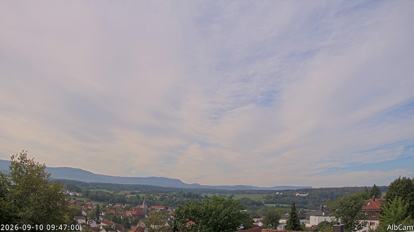 Live camera feed from 🇩🇪 AlbCam Goeppingen in View from Goeppingen to SW