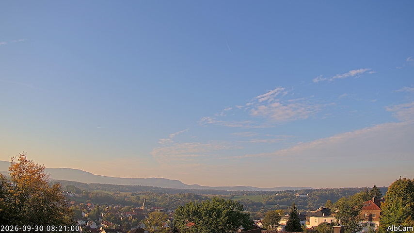 Live camera feed from 🇩🇪 AlbCam Goeppingen in View from Goeppingen to SW
