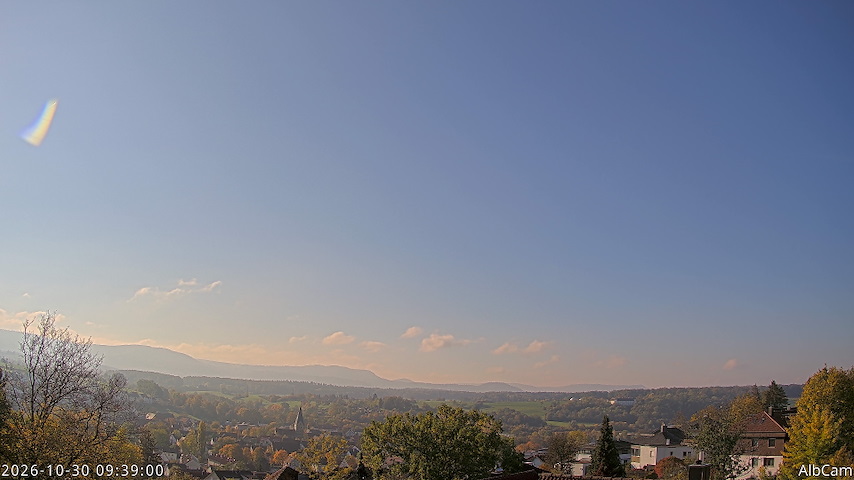 Live camera feed from 🇩🇪 AlbCam Goeppingen in View from Goeppingen to SW