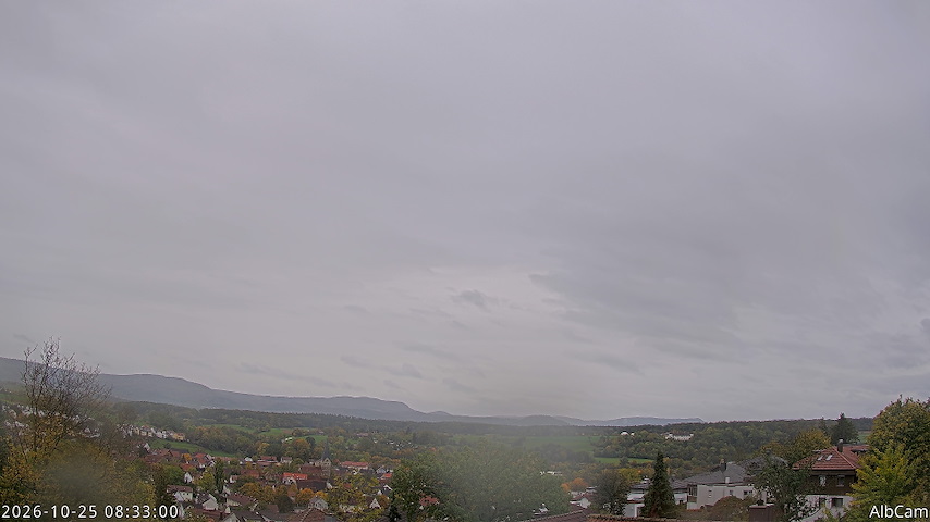 Live camera feed from 🇩🇪 AlbCam Goeppingen in View from Goeppingen to SW