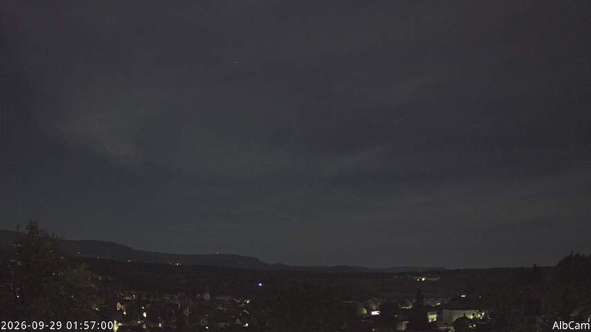Live camera feed from 🇩🇪 AlbCam Goeppingen in View from Goeppingen to SW