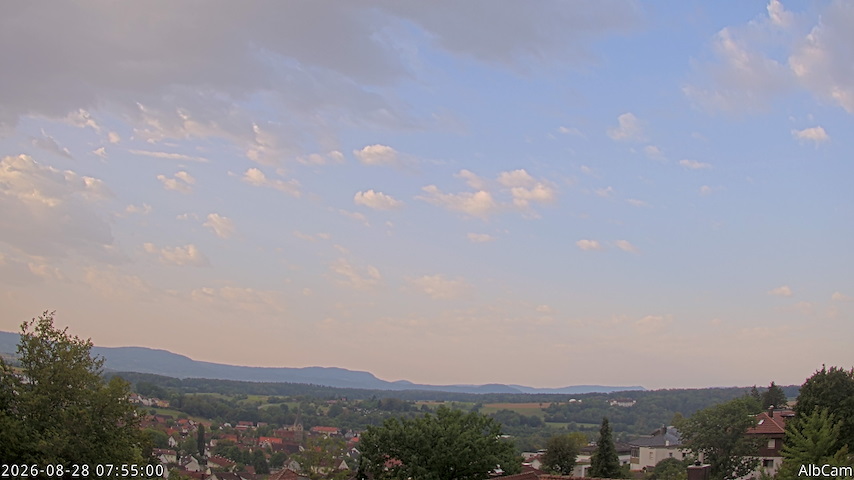 Live camera feed from 🇩🇪 AlbCam Goeppingen in View from Goeppingen to SW